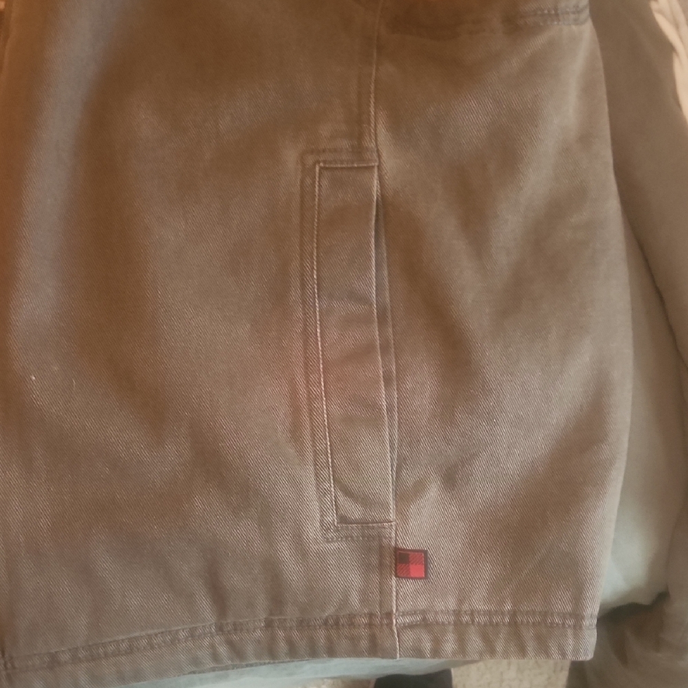 Woolrich Olive Vest with Multicolor Striped Lining - Picture 3 of 4